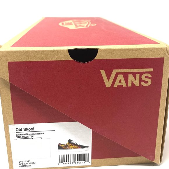 đź’–MEGA SALEđź’–Vans Old Skool Samurai Ricing Canvas Women's Unisex VN0A3WKT44I - Picture 11 of 12